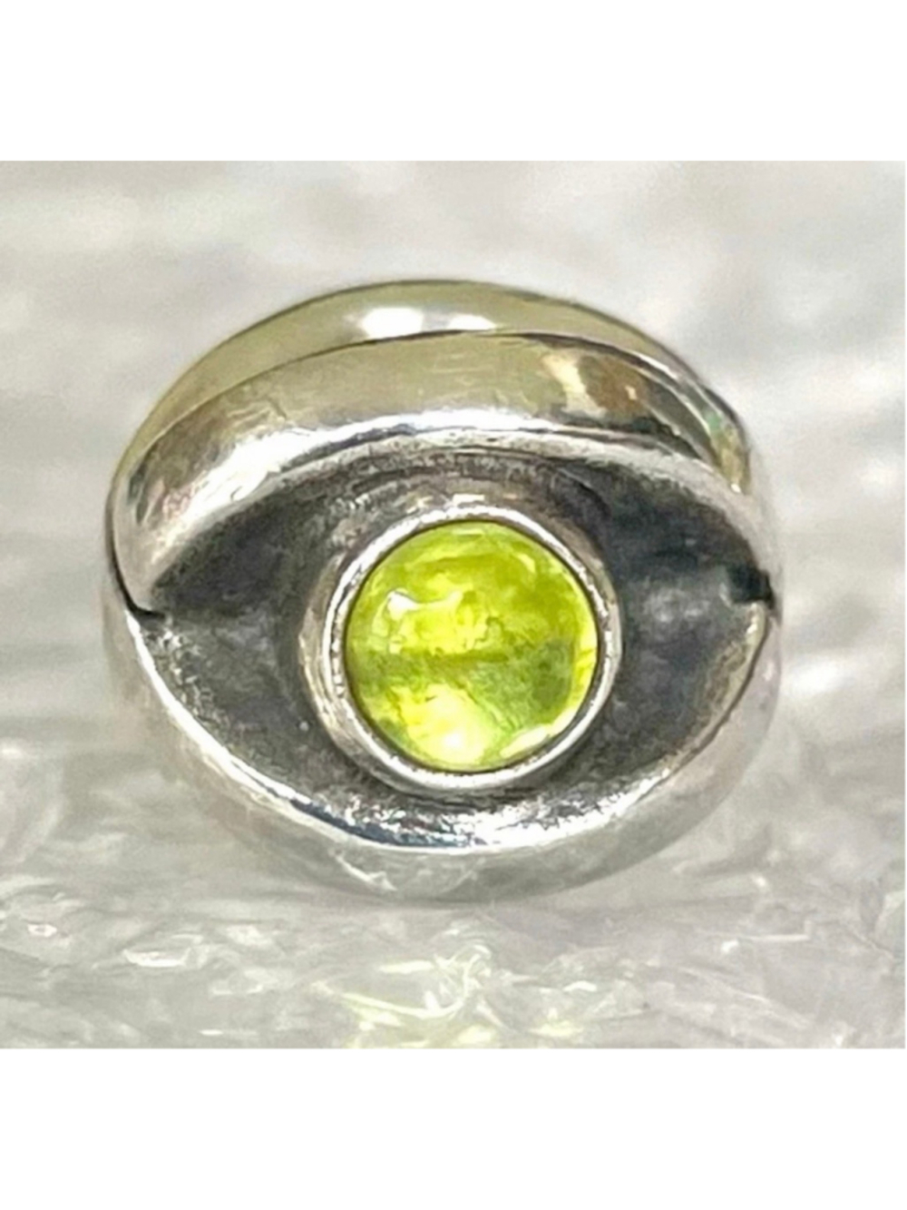 Pandora Sterling Silver 925 PERIDOT EYE Charm